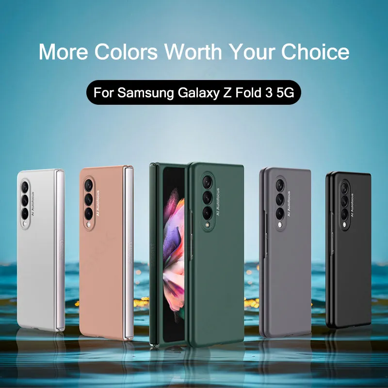 Samsung Galaxy Z Fold 3 5G Case Ultra-thin Anti-knock Protection Matte Hard Plastic Case For Samsung Z Fold3 5G Cover