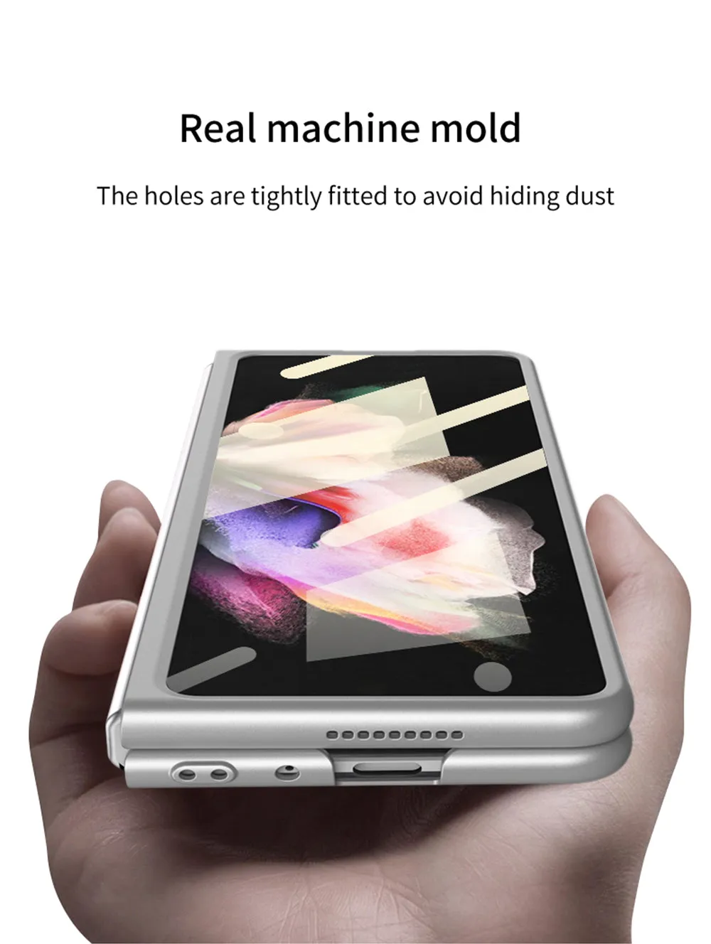 Samsung Galaxy Z Fold 3 5G Ultra-Thin Anti-knock Hard Matte Outer Screen Glass Case For Samsung Z Fold 3 5G Cover