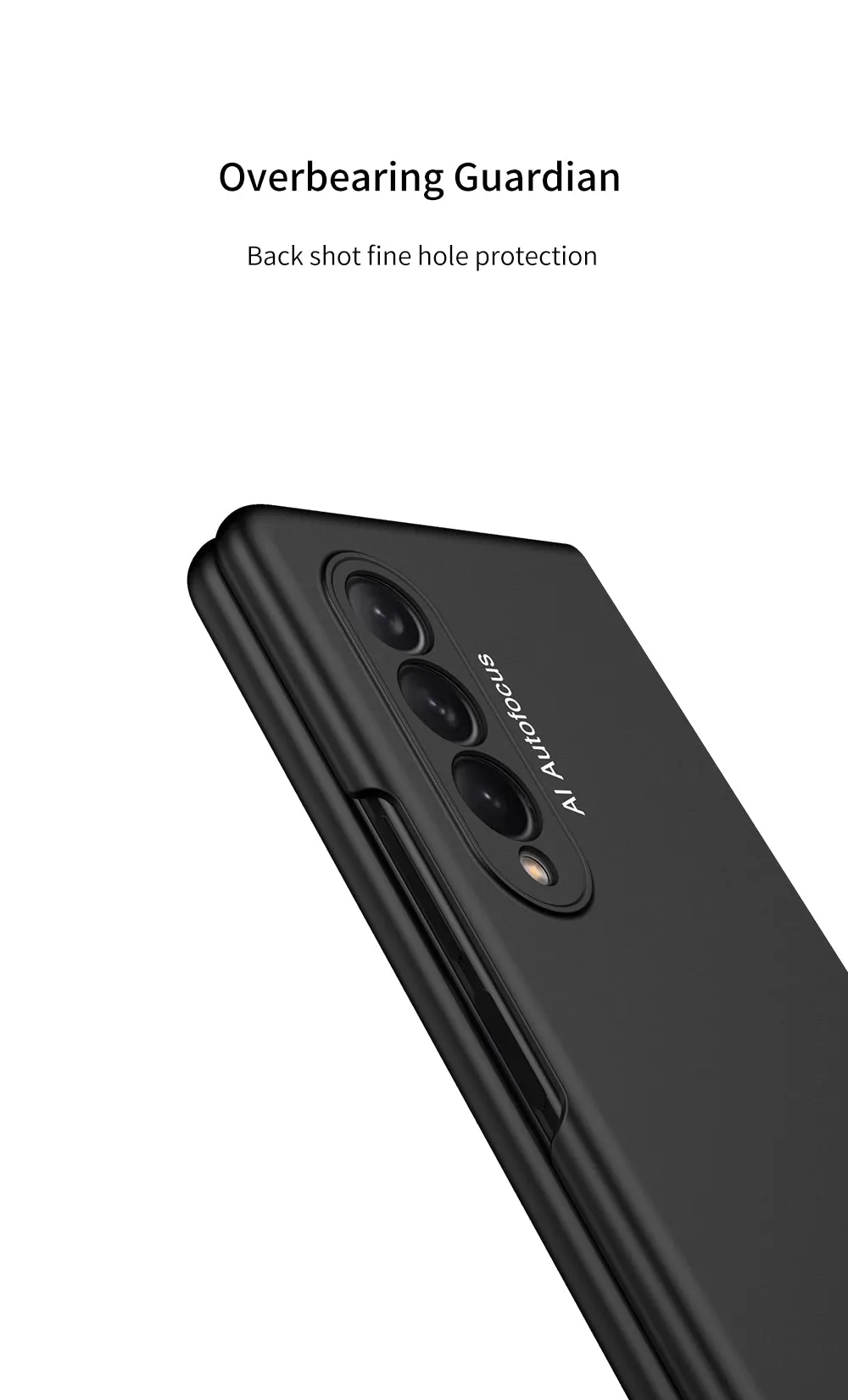 Samsung Galaxy Z Fold 3 5G Ultra-Thin Anti-knock Hard Matte Outer Screen Glass Case For Samsung Z Fold 3 5G Cover