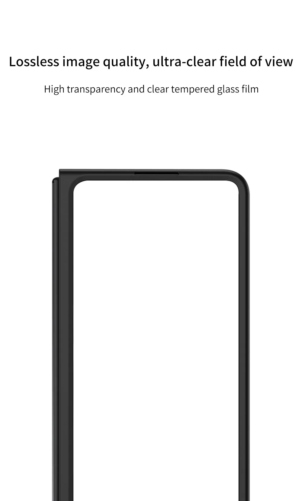 Samsung Galaxy Z Fold 3 5G Ultra-Thin Anti-knock Hard Matte Outer Screen Glass Case For Samsung Z Fold 3 5G Cover