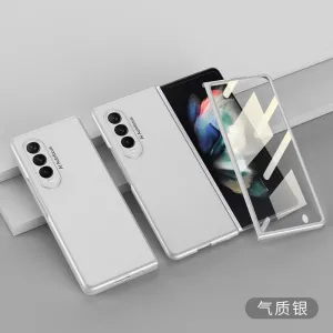 Samsung Galaxy Z Fold 3 5G Ultra-Thin Anti-knock Hard Matte Outer Screen Glass Case For Samsung Z Fold 3 5G Cover
