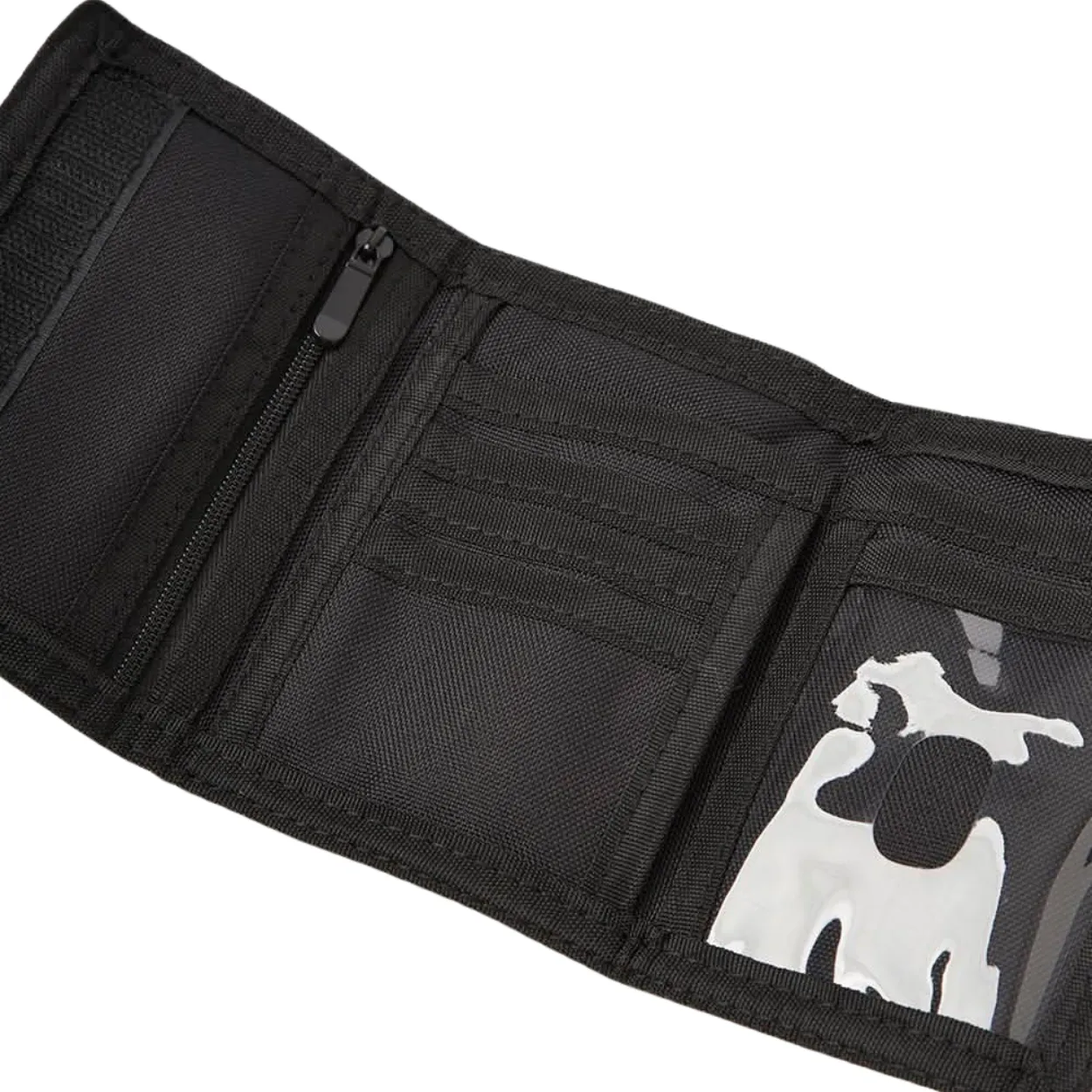 Santa Cruz Oval Check Flame Wallet | Black