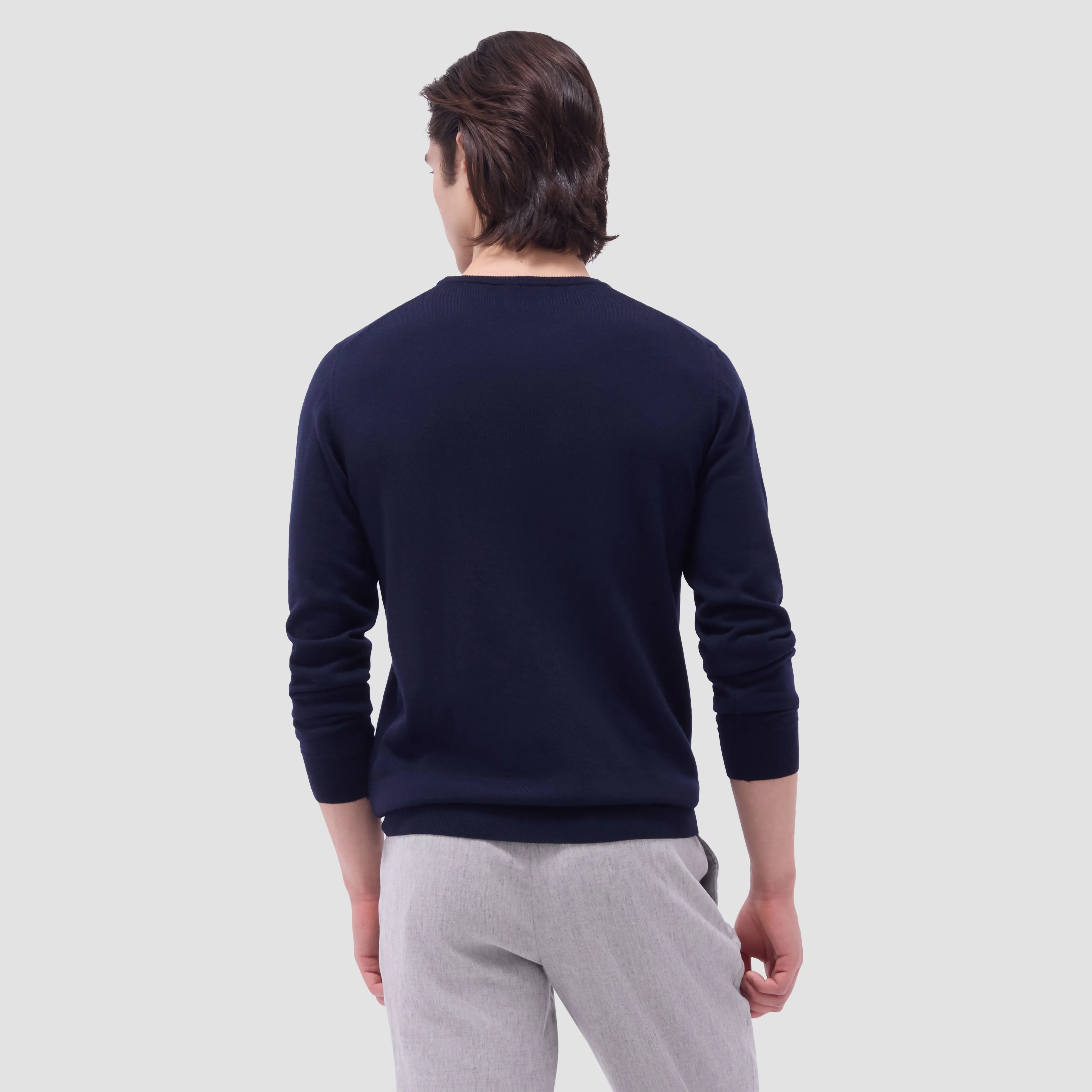 Scott Crew Neck Super Merino Sweater
