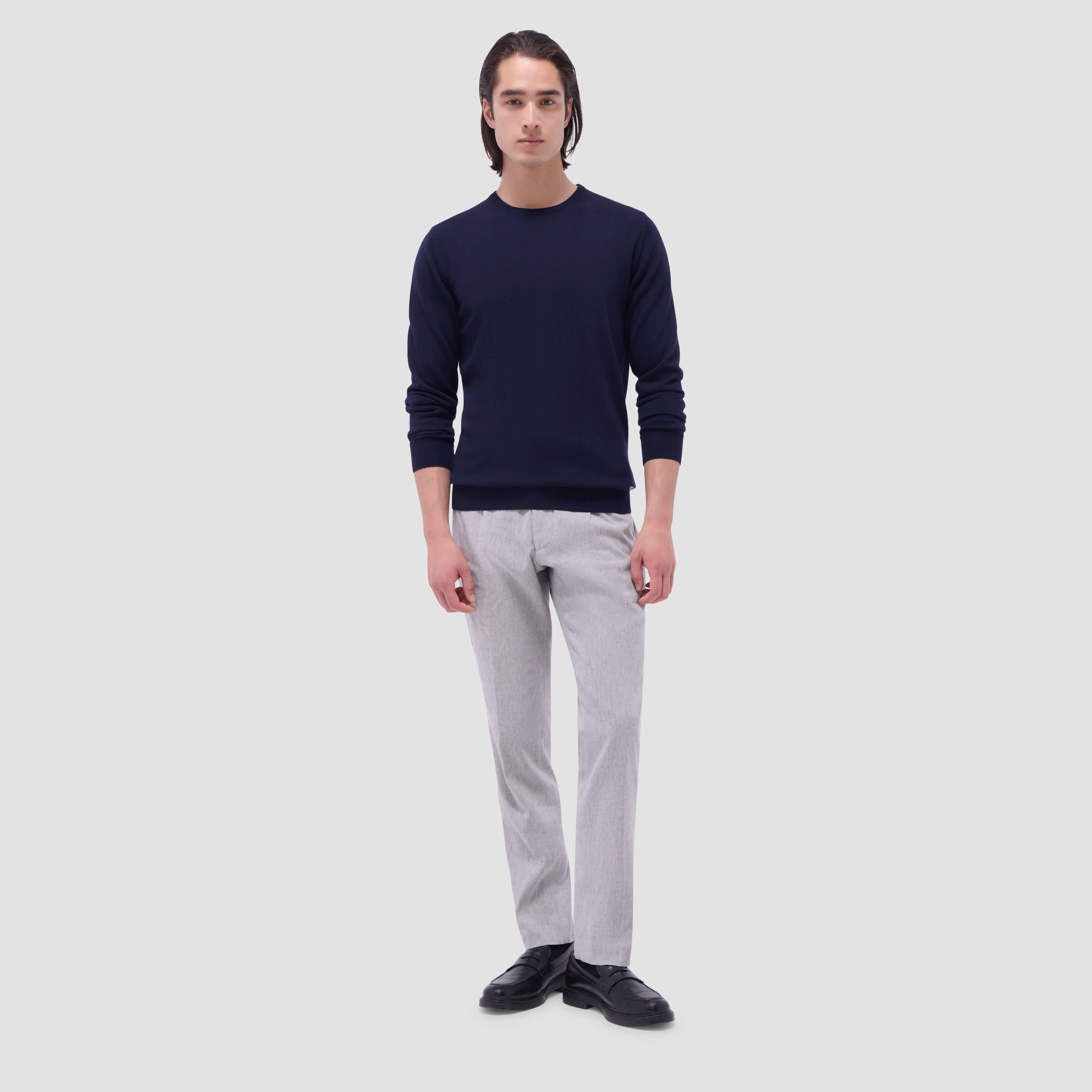 Scott Crew Neck Super Merino Sweater