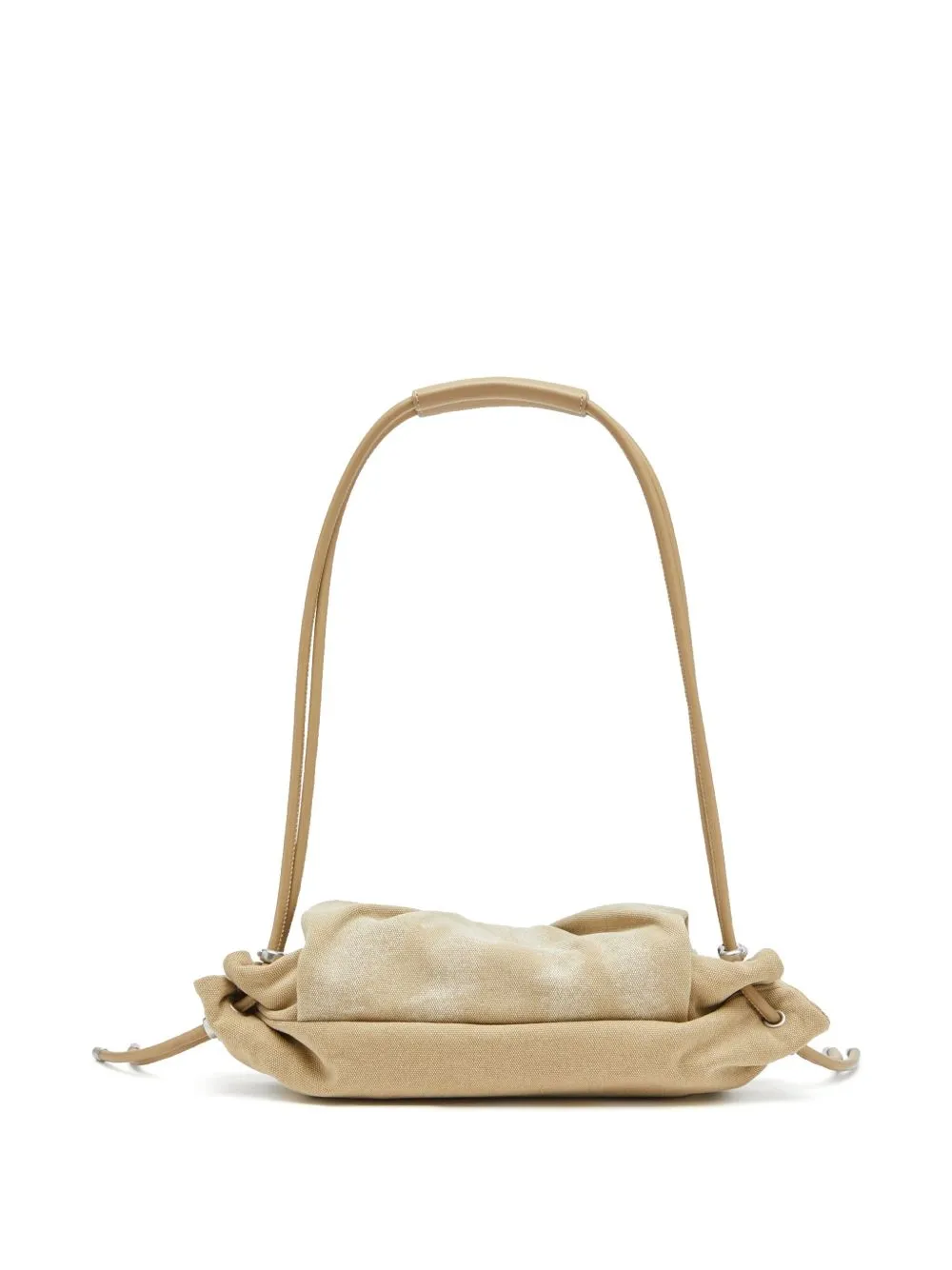 Scrunch leather shoulder bag