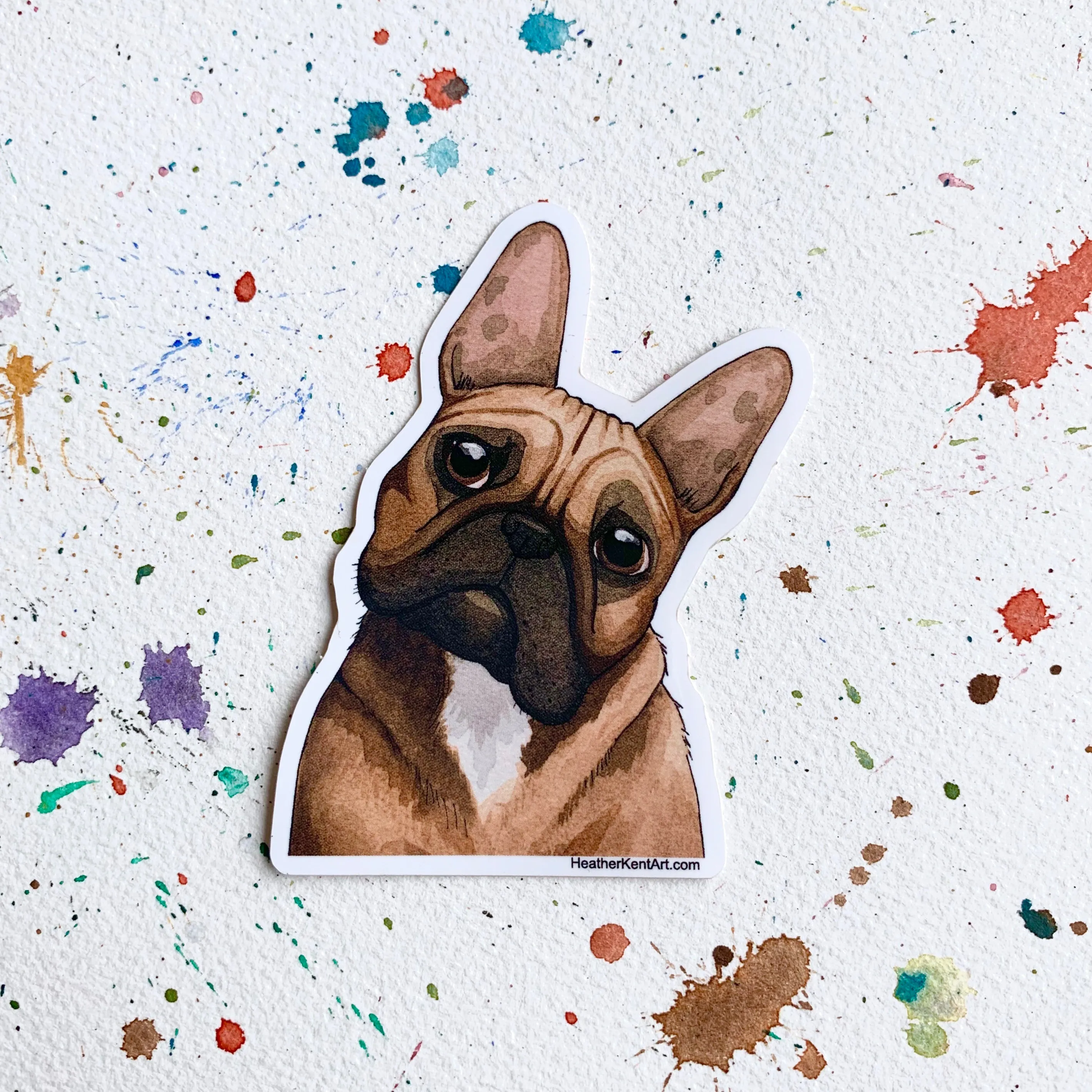 Set of 5 Dogs Vinyl Stickers, 3 inch, Five Doggos FREE SHIPPING
