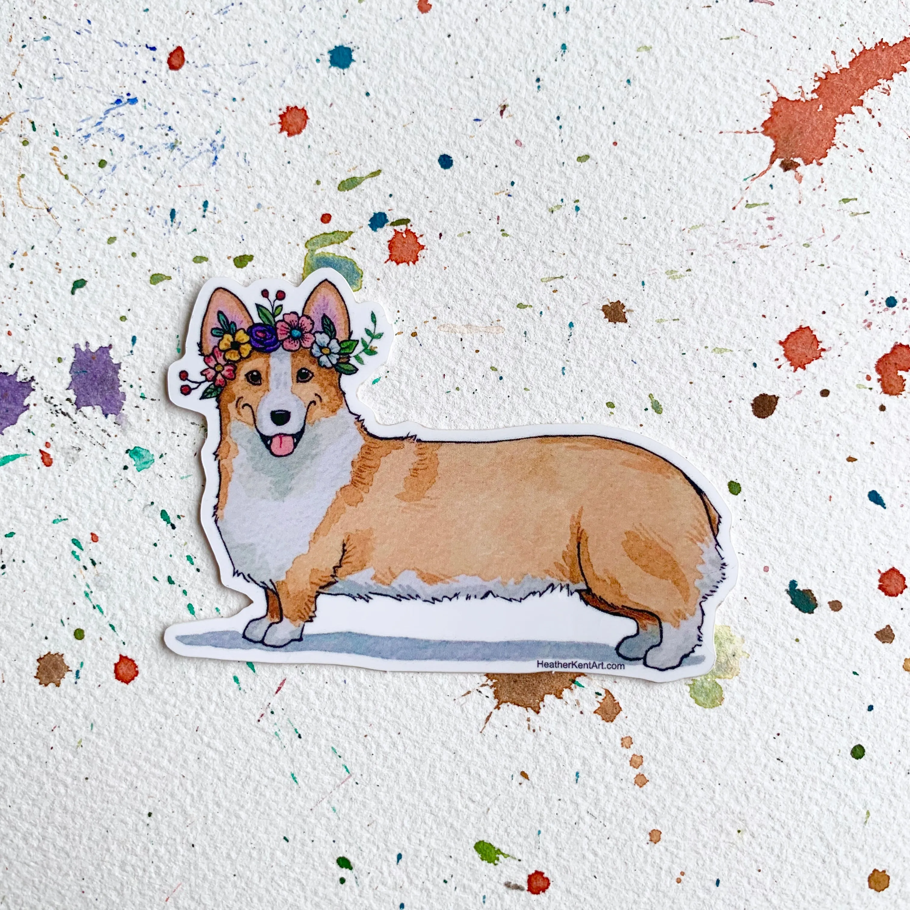 Set of 5 Dogs Vinyl Stickers, 3 inch, Five Doggos FREE SHIPPING