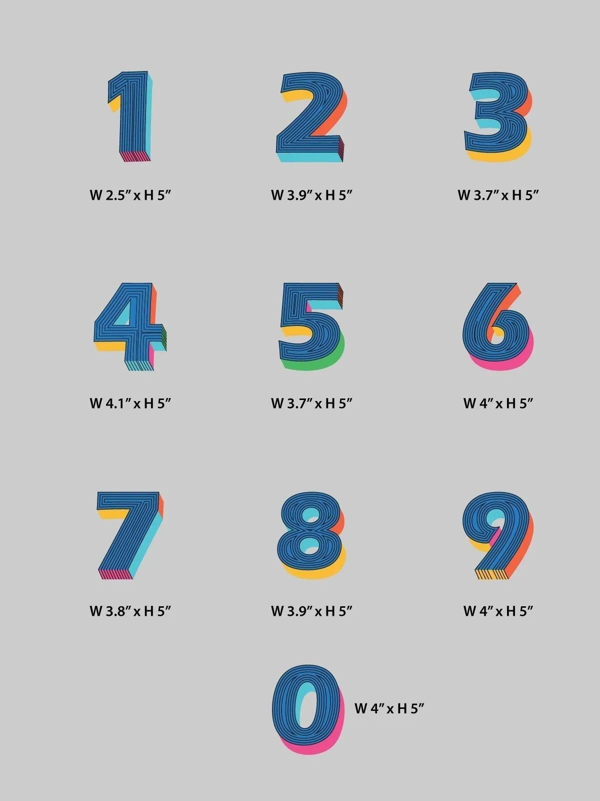 Seven Number | Bike/Laptop/Car Sticker
