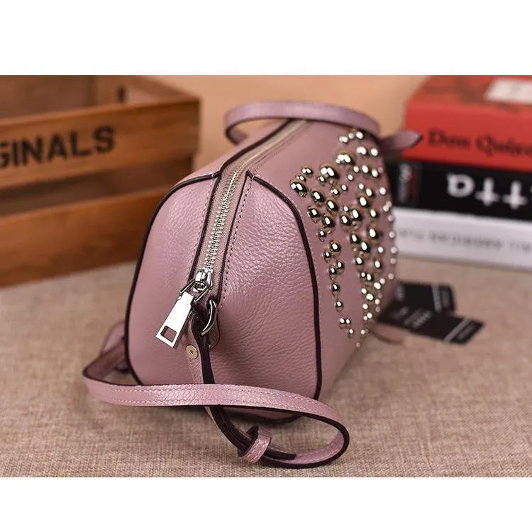 Shell / Crossbody Bag  <br>Genuine-Leather