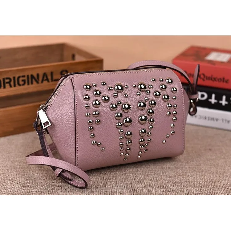 Shell / Crossbody Bag  <br>Genuine-Leather