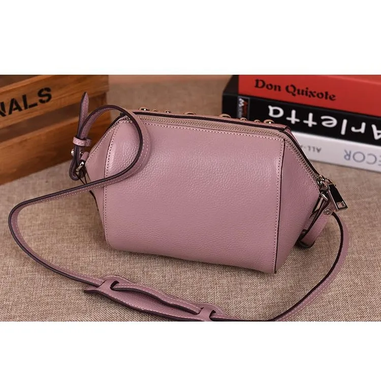 Shell / Crossbody Bag  <br>Genuine-Leather