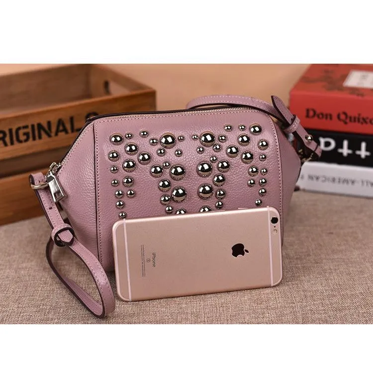 Shell / Crossbody Bag  <br>Genuine-Leather