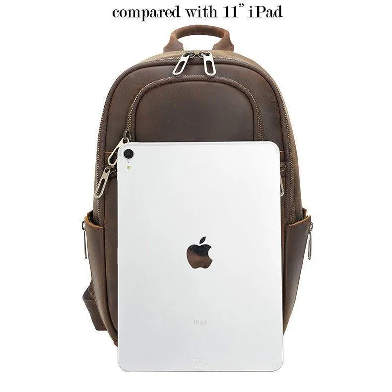 Shoulder Leather Chest Pack Bags