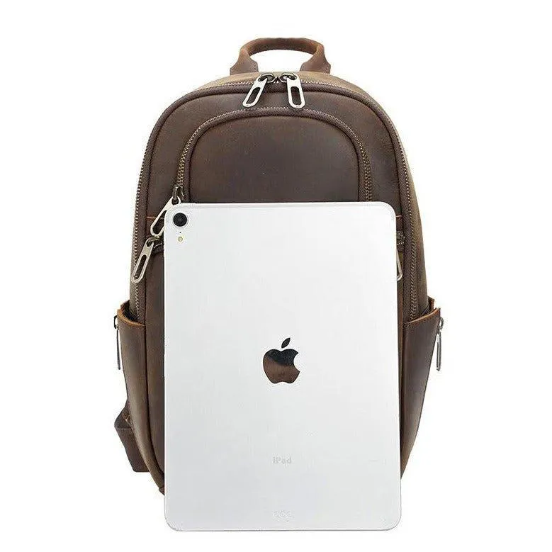Shoulder Leather Chest Pack Bags