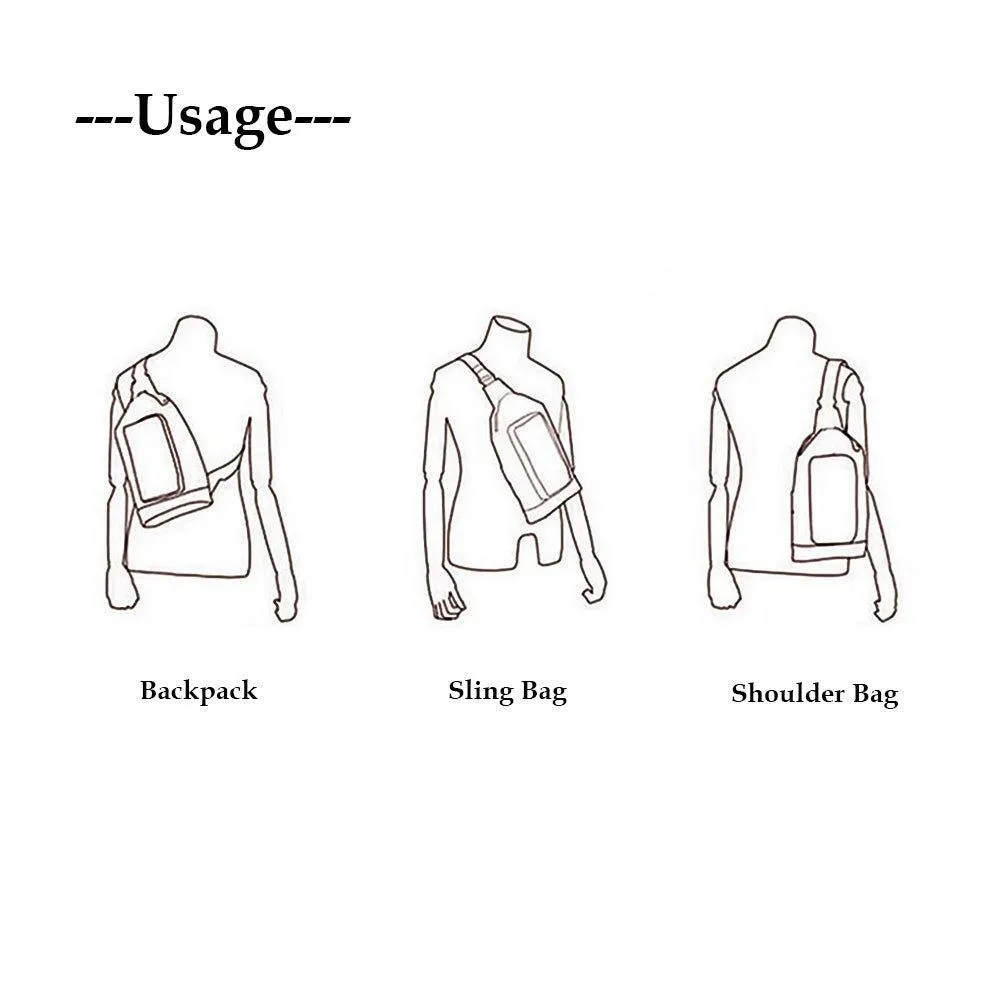 Shoulder Leather Chest Pack Bags