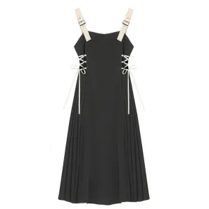 Shoulder Strap Corset Dress SD00618