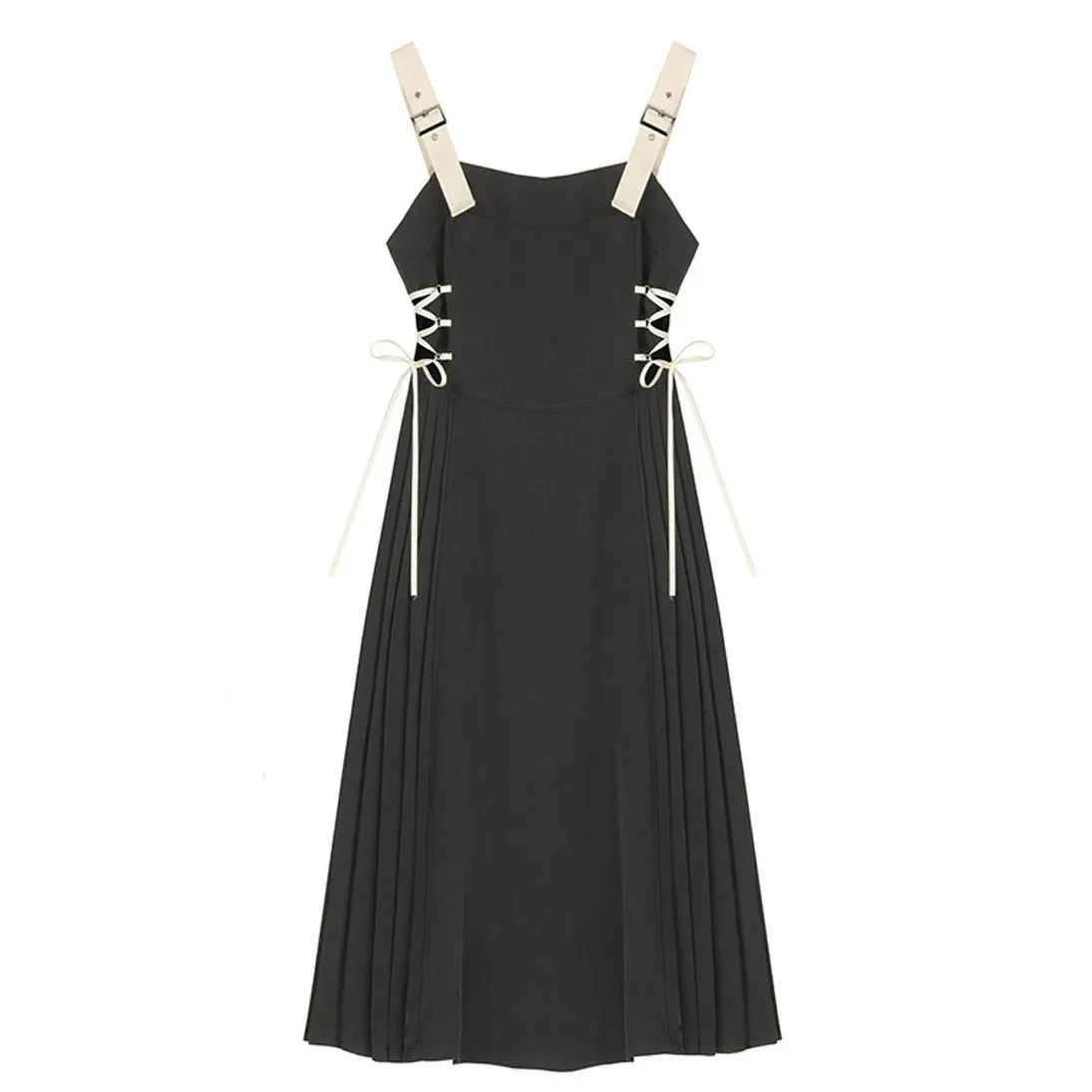Shoulder Strap Corset Dress SD00618