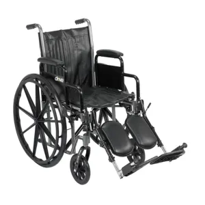 Silver Sport 2 Wheelchair, Detachable Desk Arms, Elevating Leg Rests, 16" Seat - 1 Each