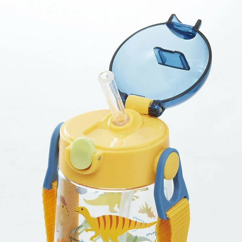 Skater One-push Straw Watter Bottle -Dinosaurs