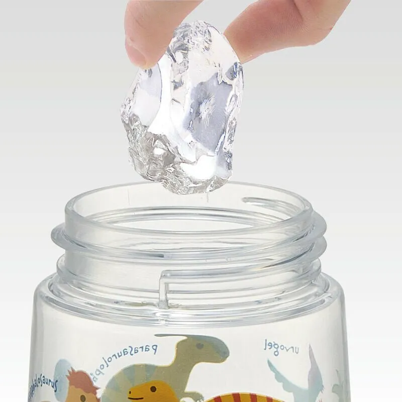Skater One-push Straw Watter Bottle -Dinosaurs
