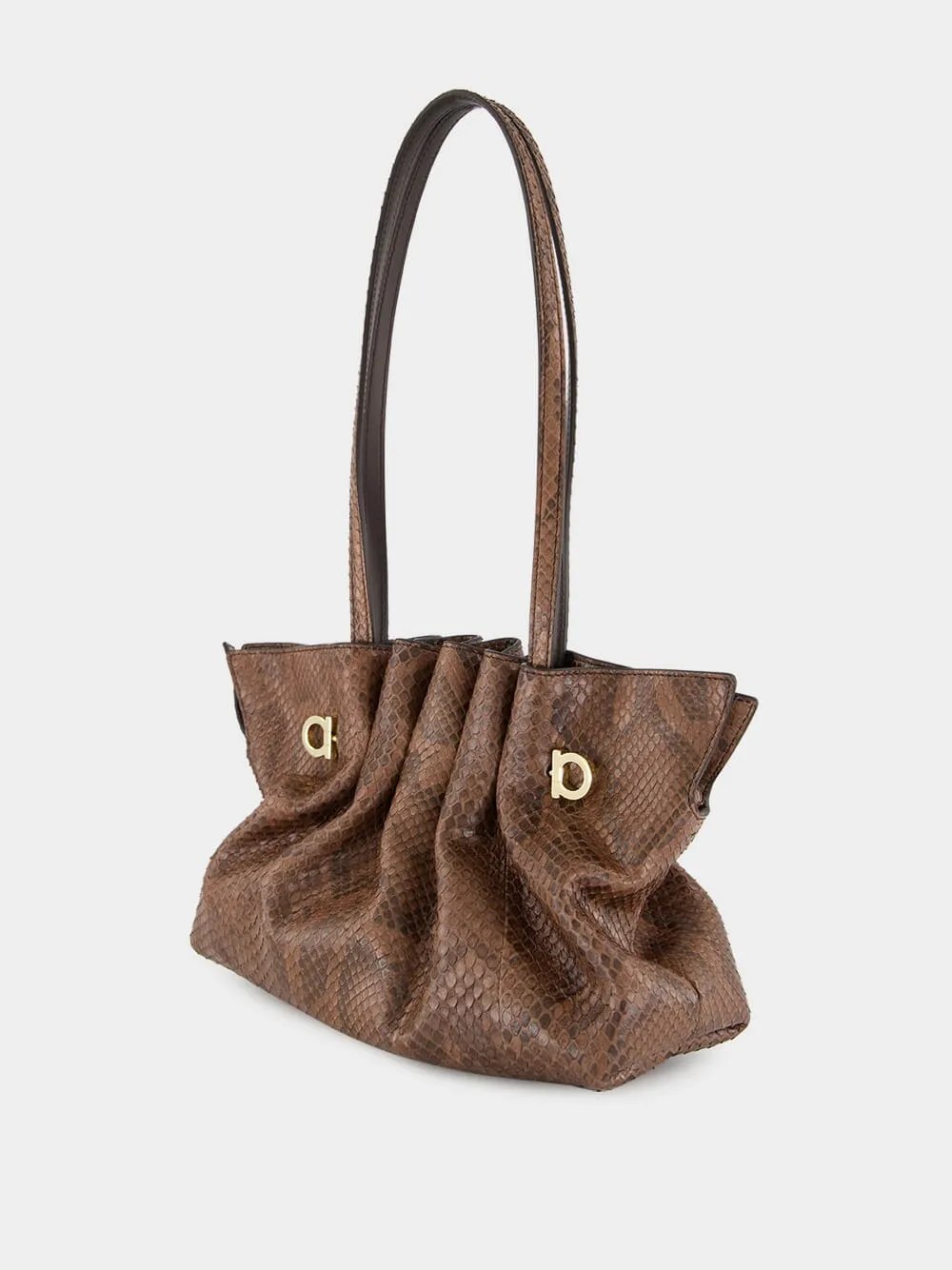 Small Dark Brown Soft Bag
