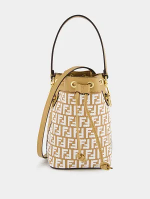 Small Raffia Bucket Bag