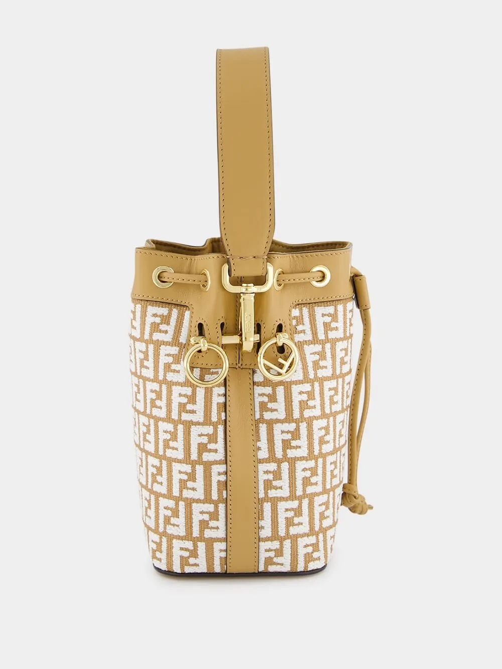 Small Raffia Bucket Bag