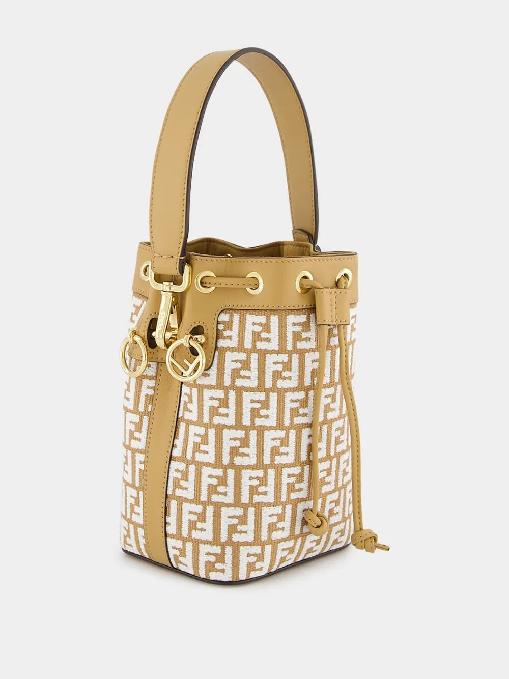 Small Raffia Bucket Bag