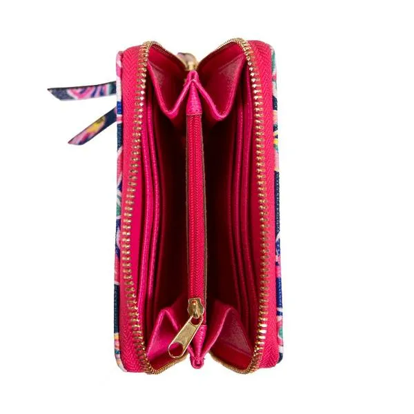 Small Zip Wallet Butterfly