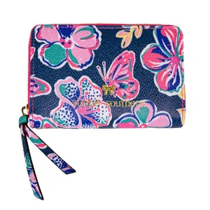 Small Zip Wallet Butterfly
