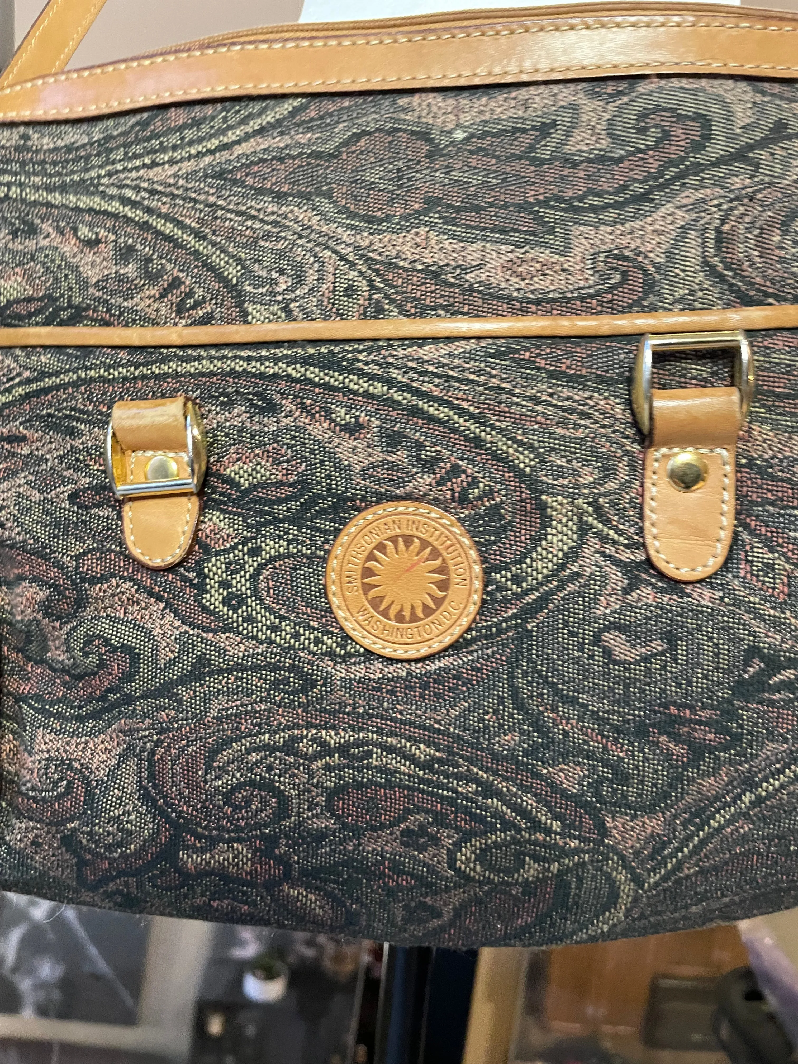 Smithsonian Institution Tapestry Crossbody Tote