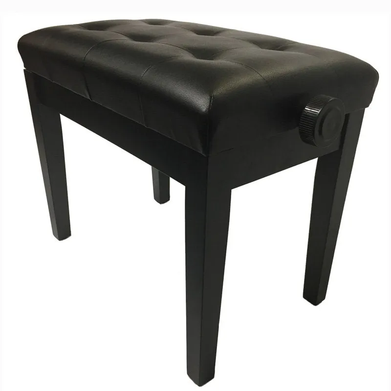 SONATA Adjustable Piano Stool/Bench, Satin Black