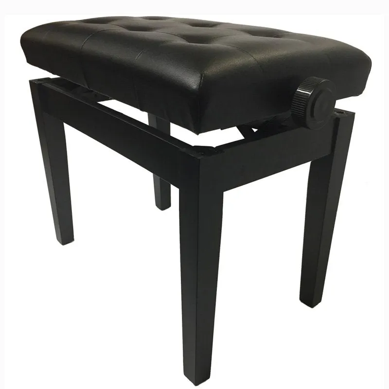 SONATA Adjustable Piano Stool/Bench, Satin Black