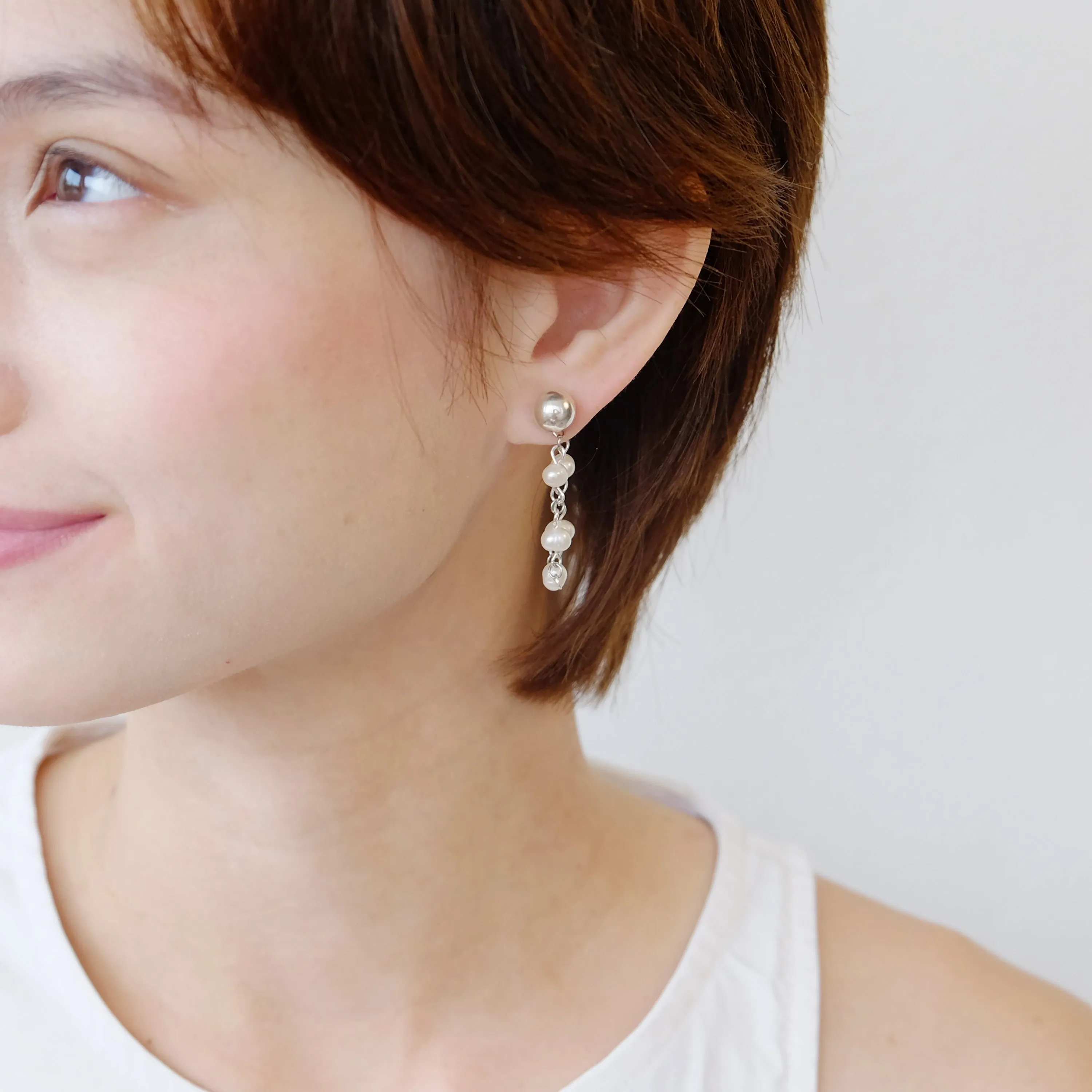 Sphera Stud Earrings in Sterling Silver