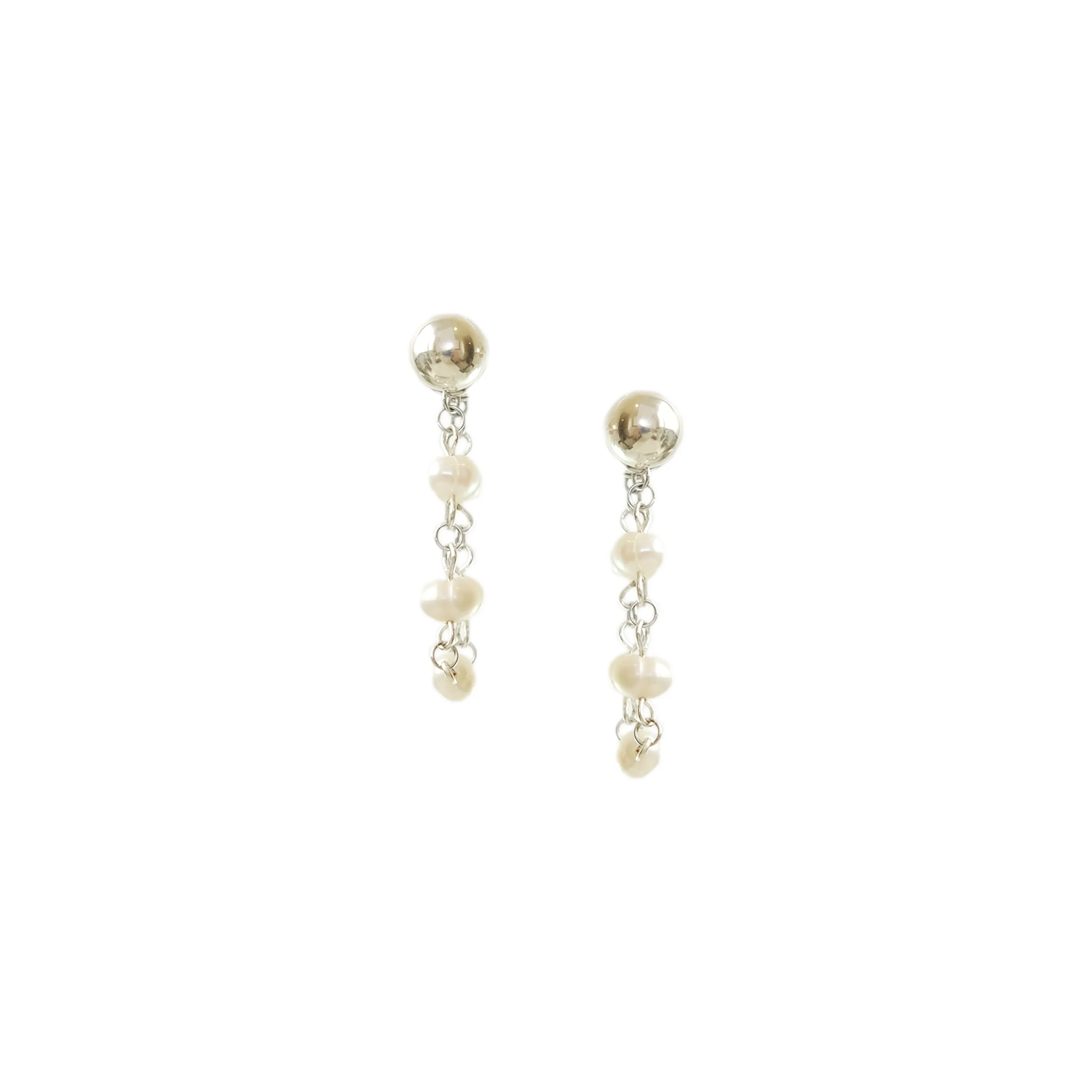 Sphera Stud Earrings in Sterling Silver