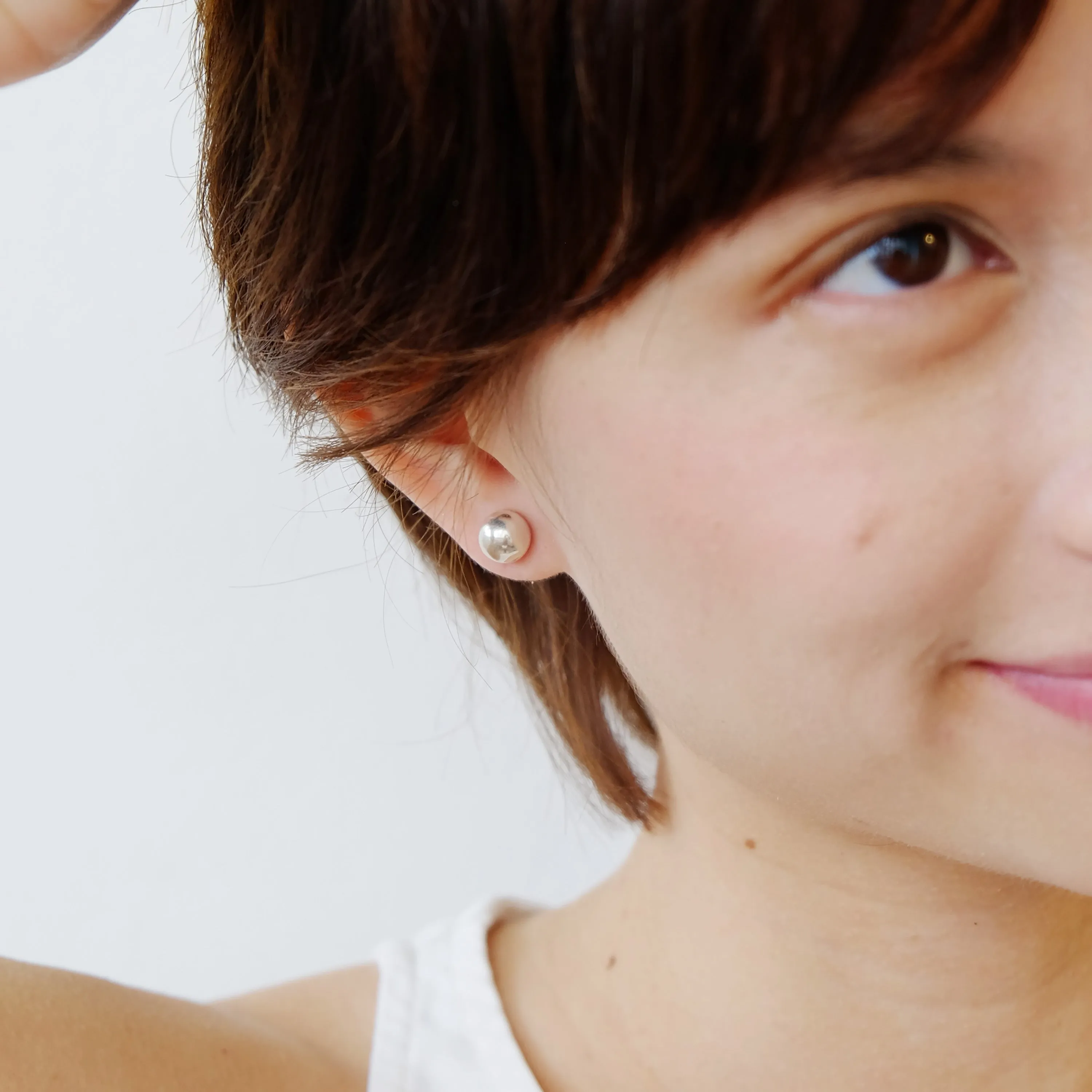 Sphera Stud Earrings in Sterling Silver