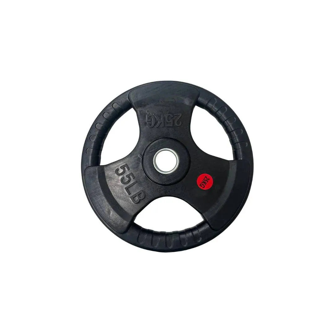 Standard 29mm Rubber Coated Tri Grip Plate | 1.25kg