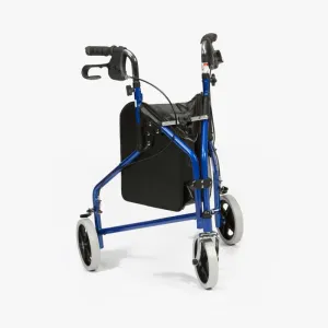 Steel Tri Walker with Bag | Blue | Pack of 2