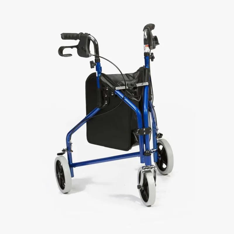 Steel Tri Walker with Bag | Blue | Pack of 2