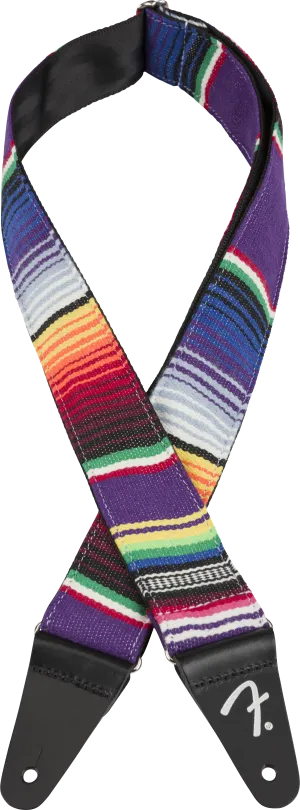 STRAP GUITAR FENDER 2" Serape Strap - Purple Multi