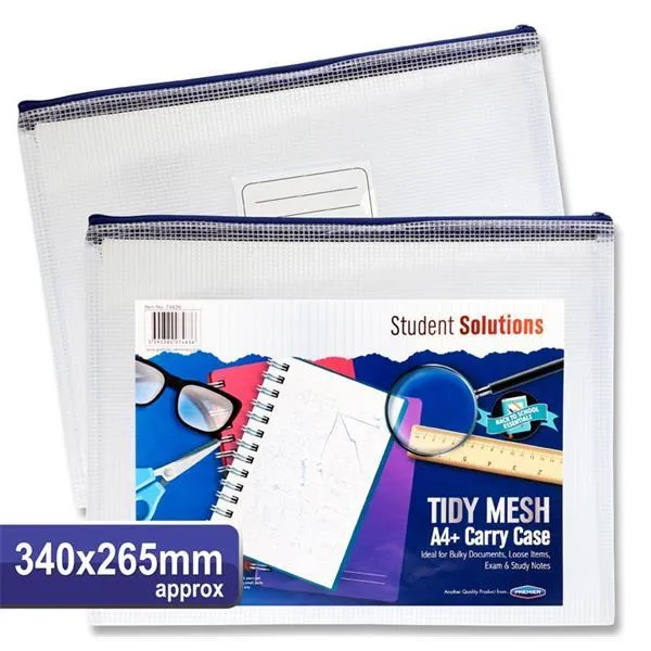Student Solutions - A4  Tidy Mesh Storage Wallet