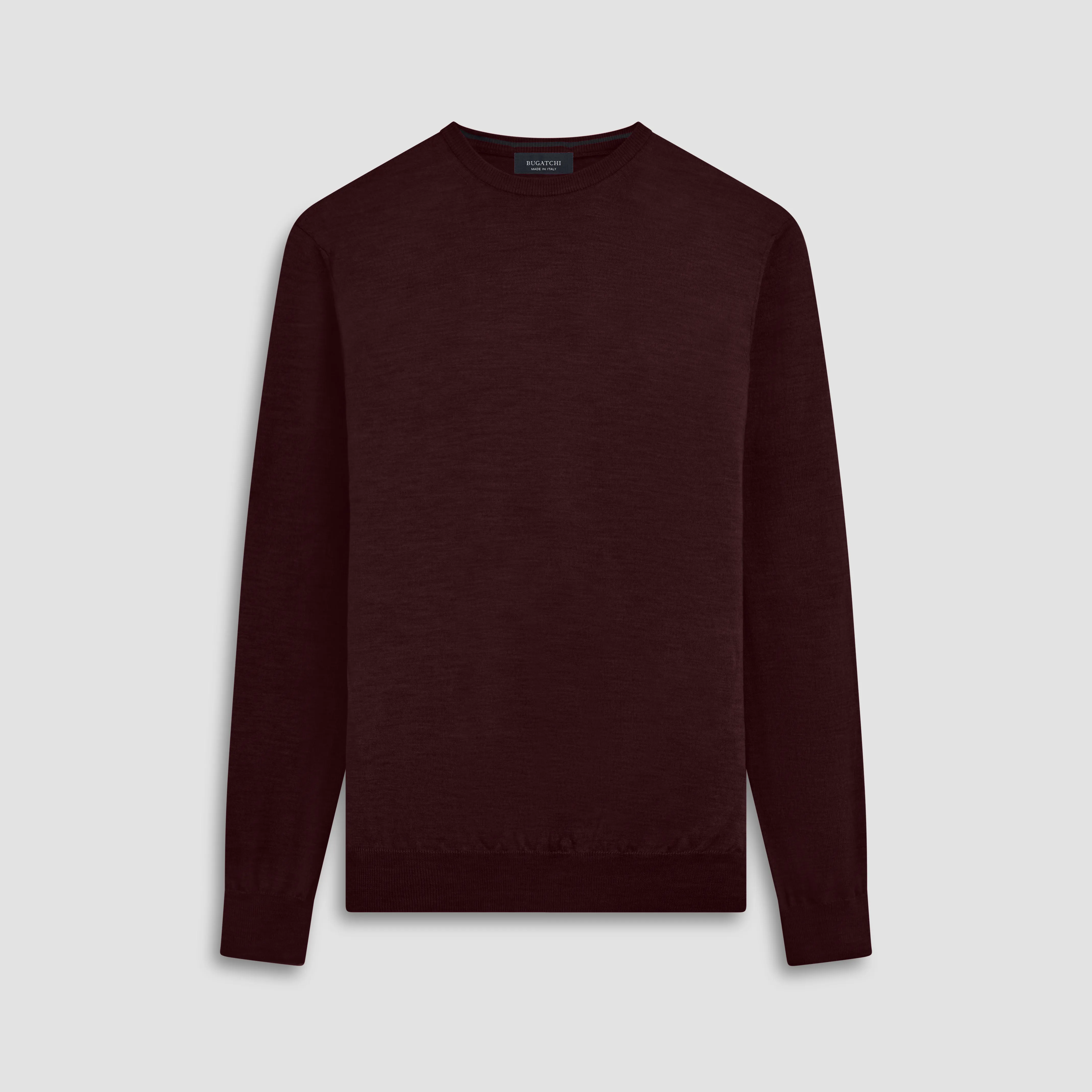 Super Merino Solid Crew Neck Sweater