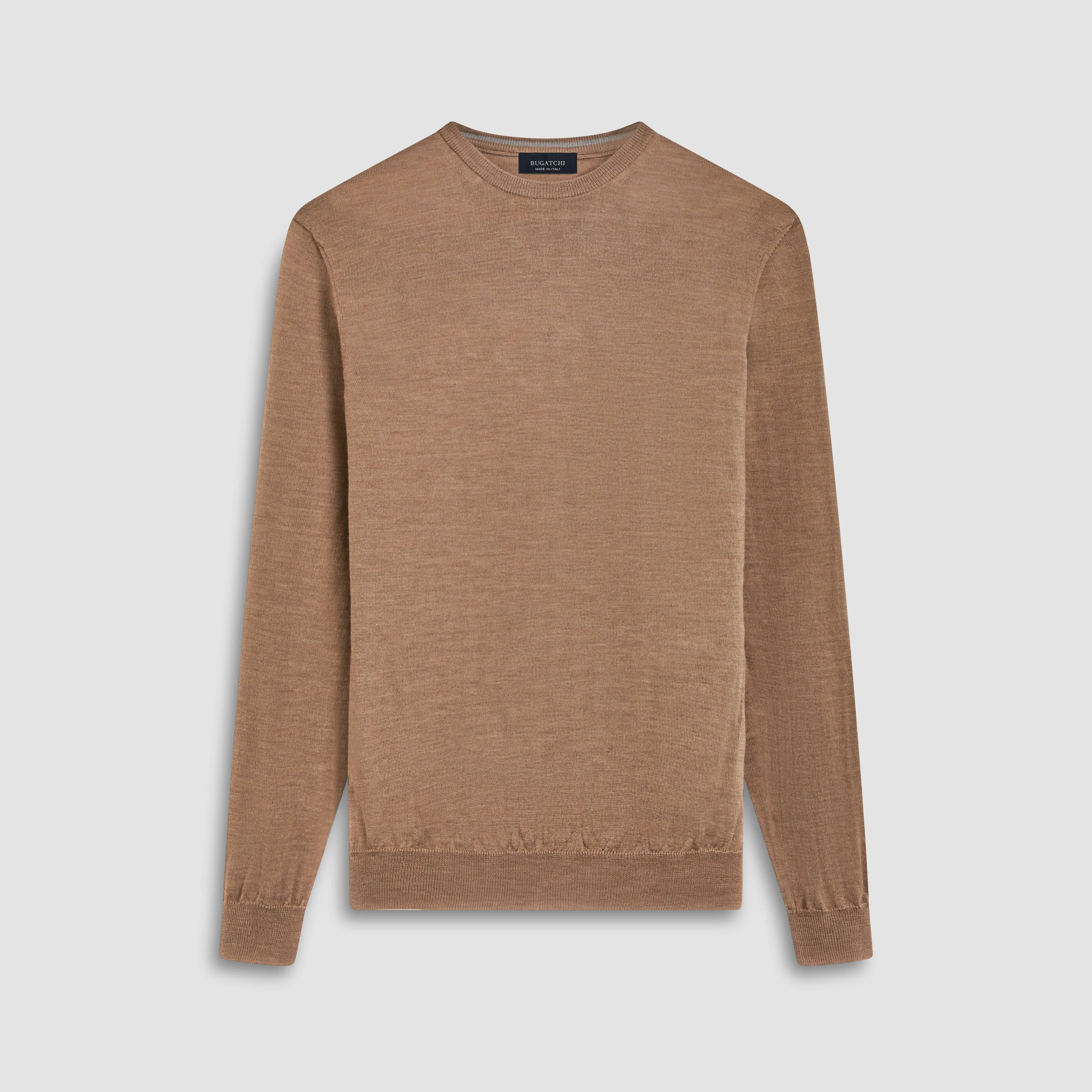 Super Merino Solid Crew Neck Sweater