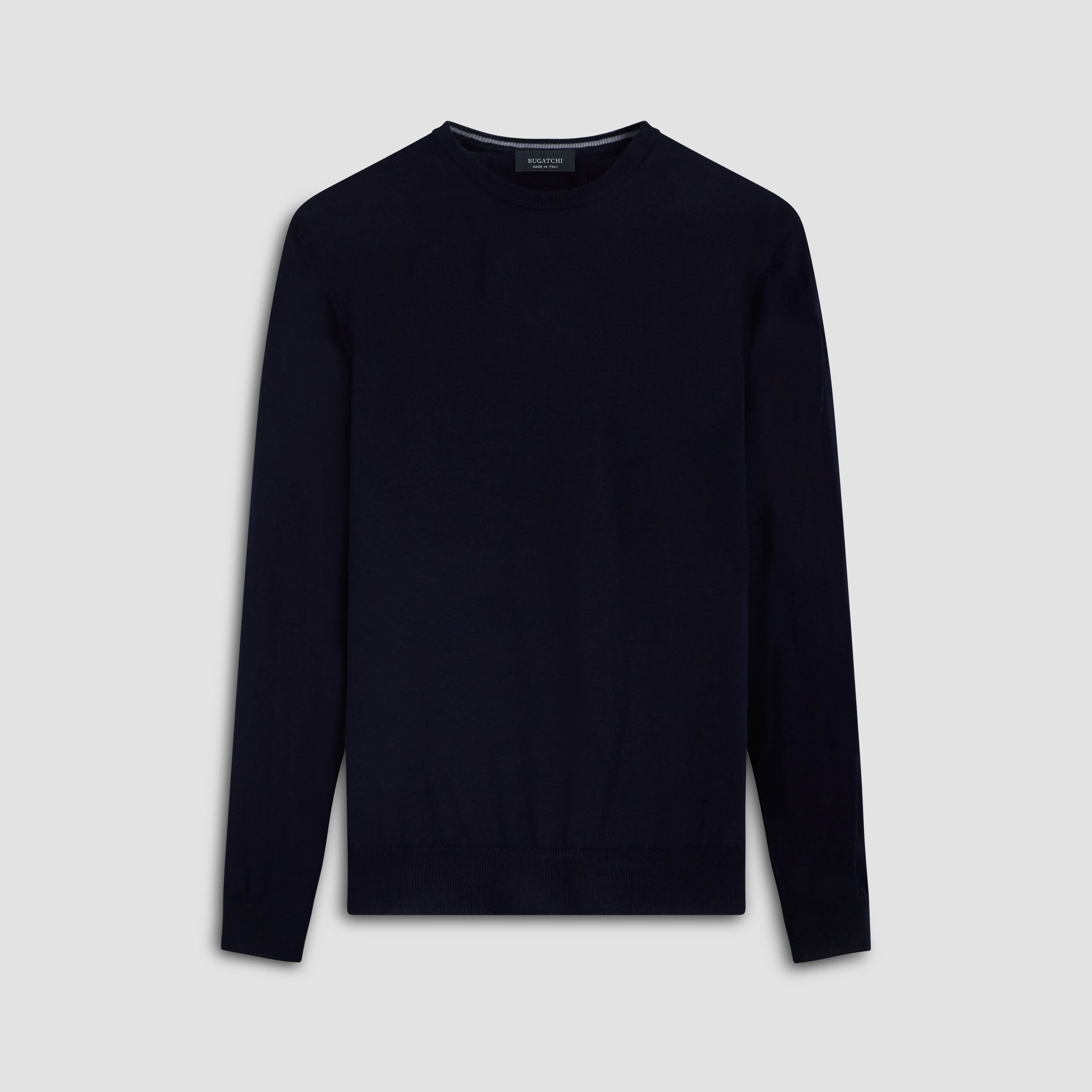 Super Merino Solid Crew Neck Sweater