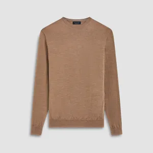 Super Merino Solid Crew Neck Sweater