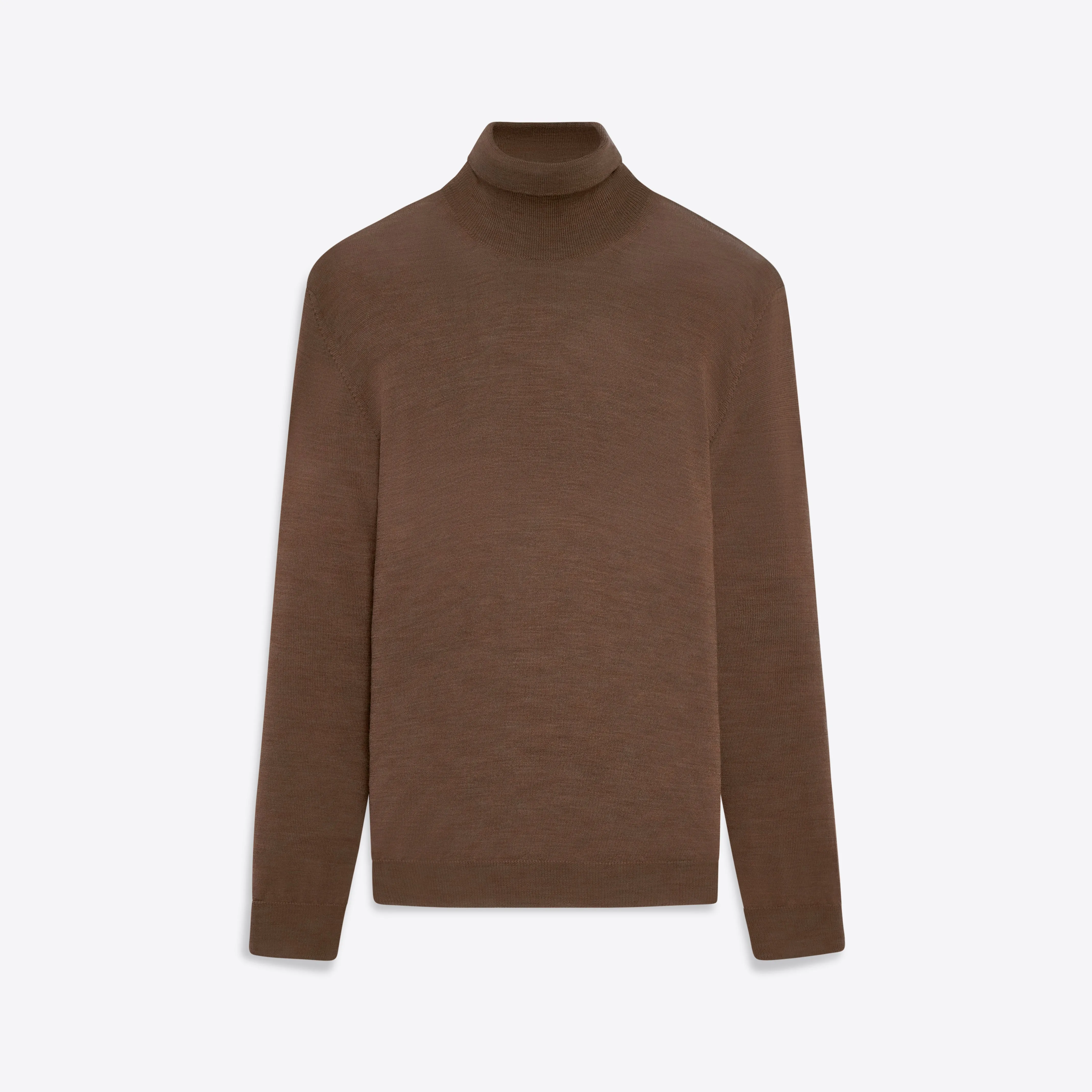 Super Merino Turtle Neck Solid Sweater