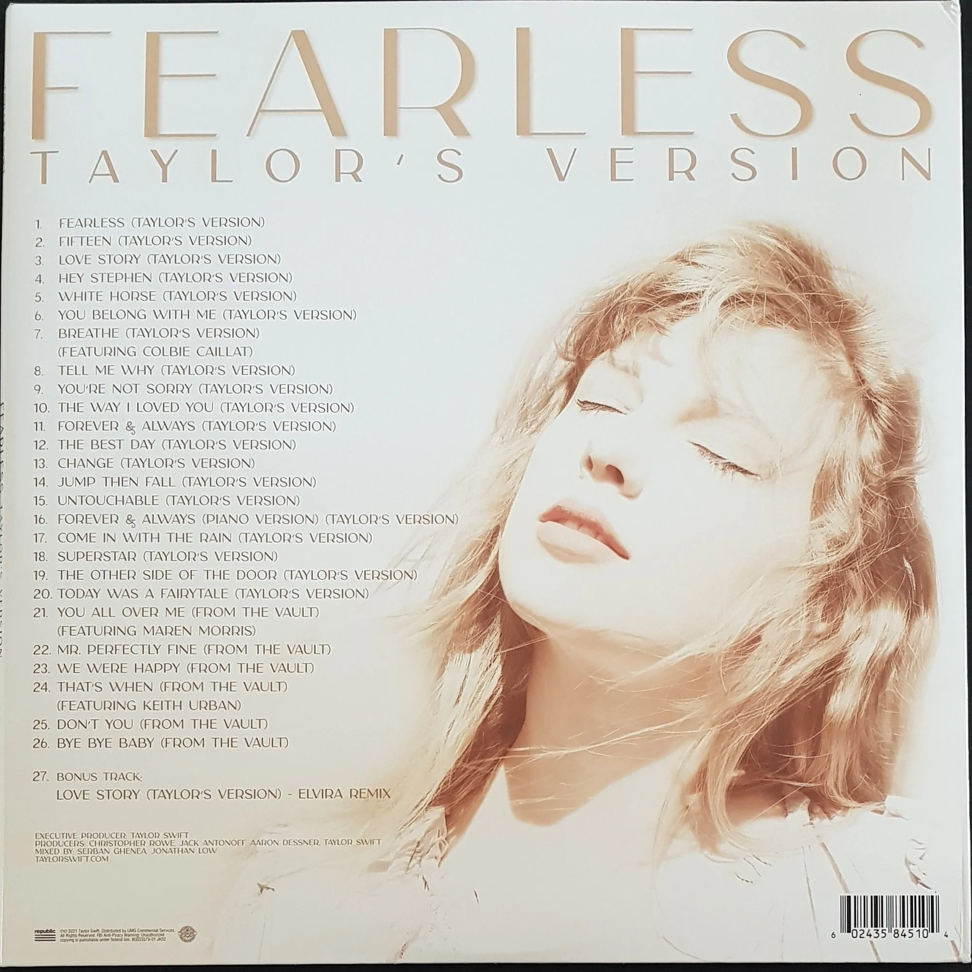 Swift, Taylor - Fearless (Taylor's Version) - Gold Vinyl