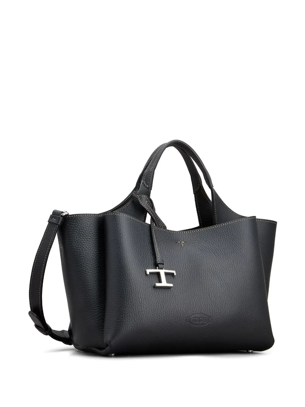 T timeless mini leather tote