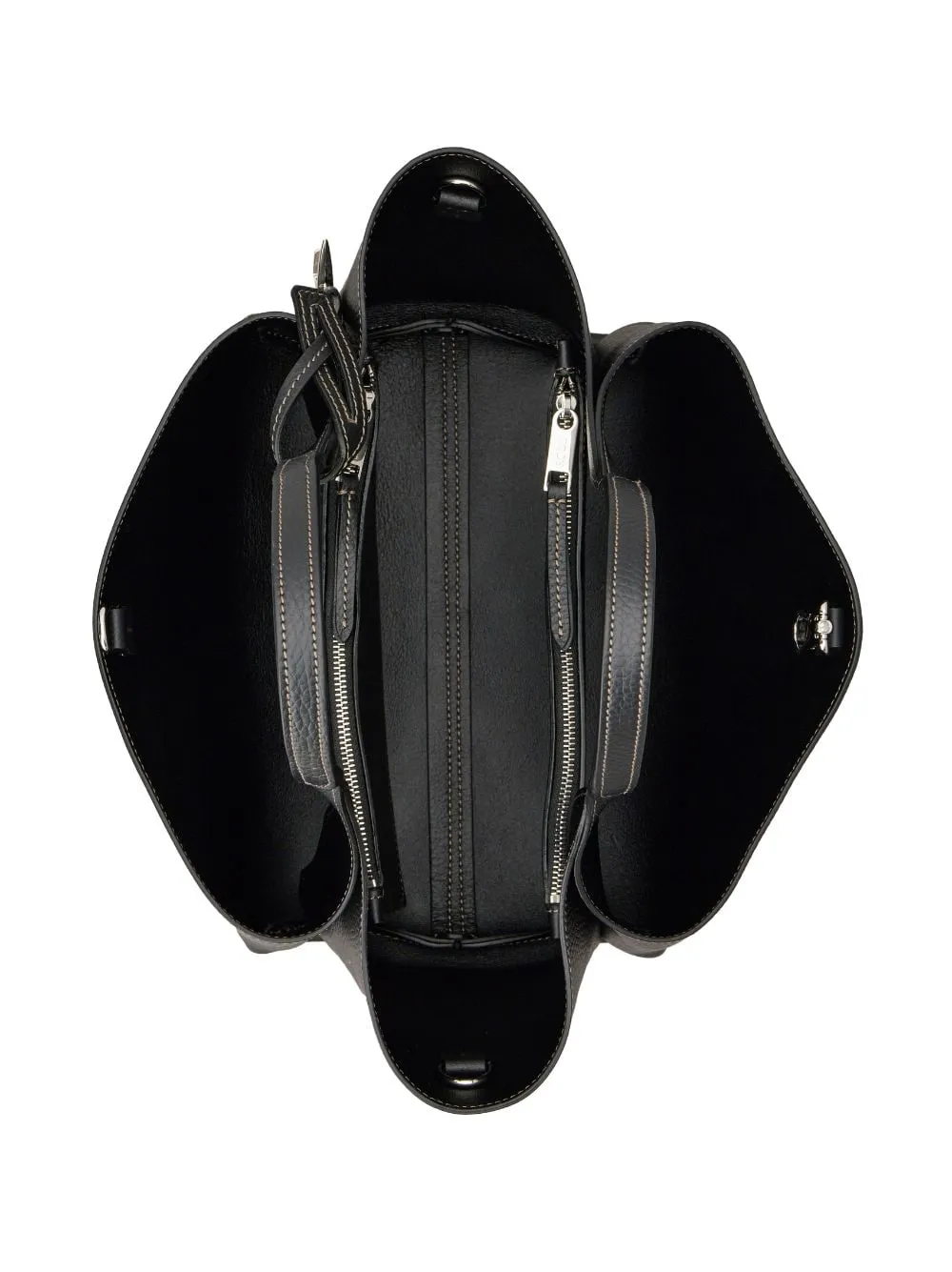 T timeless mini leather tote