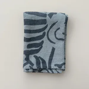 Tea Towel - Fold - Slate - Stone Blue